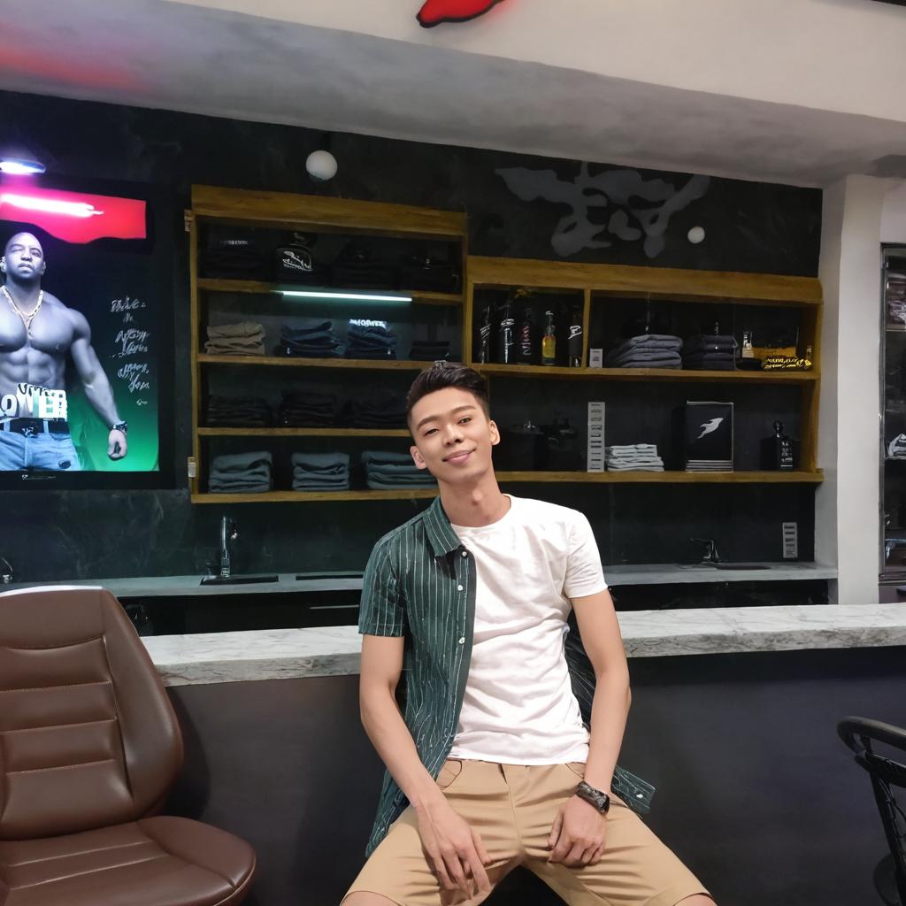 Chill Vibes: Cozy Barber Shop Salon
