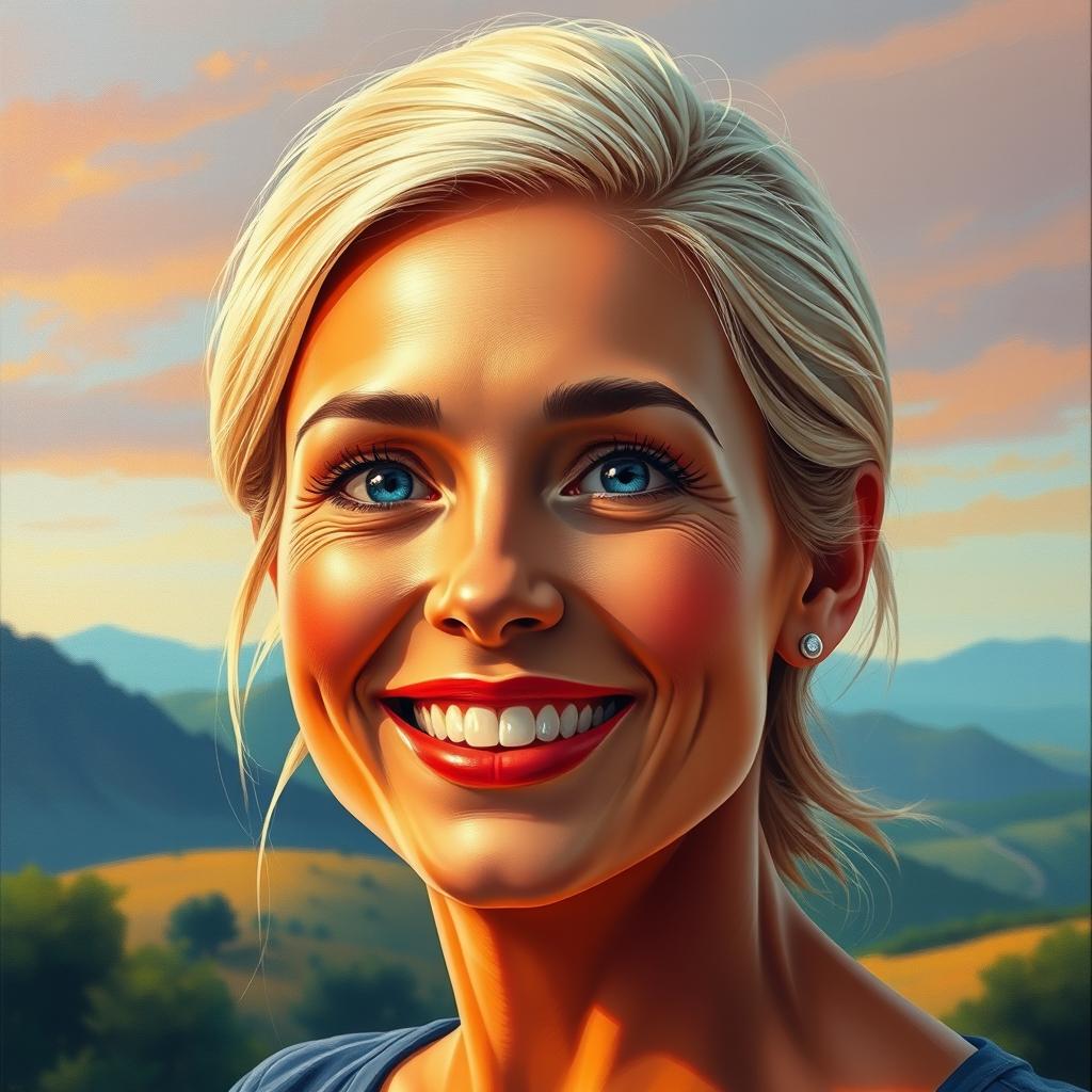 Un retrato artisticamente iluminado de una persona, con rasgos armoniosos y atractivos