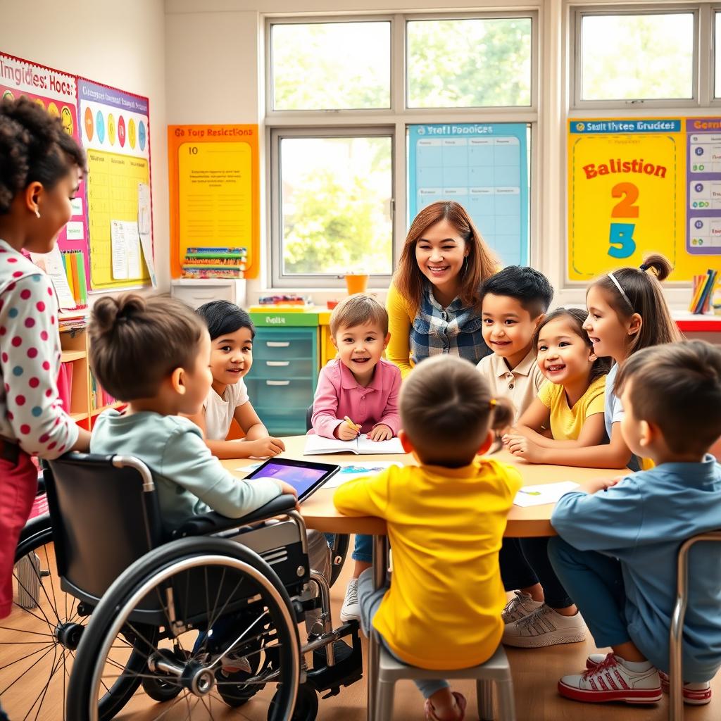 Celebrate Diversity: An Inclusive Classroom Scene