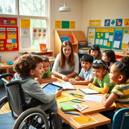 Celebrate Diversity: An Inclusive Classroom Scene