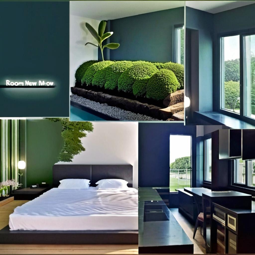 Chic Modern Bedroom Design with Natural Touches