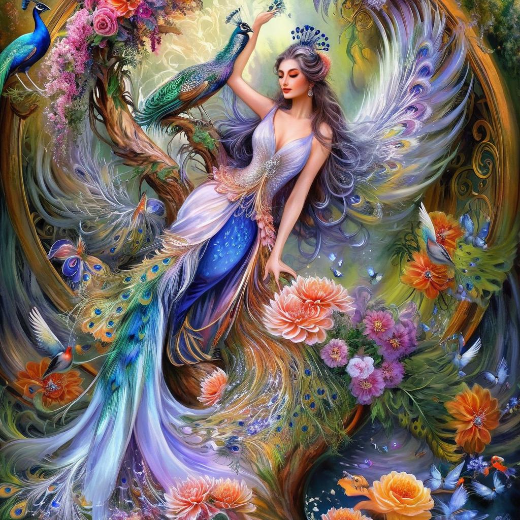 Majestic Peacock | A Dance of Color and Nature