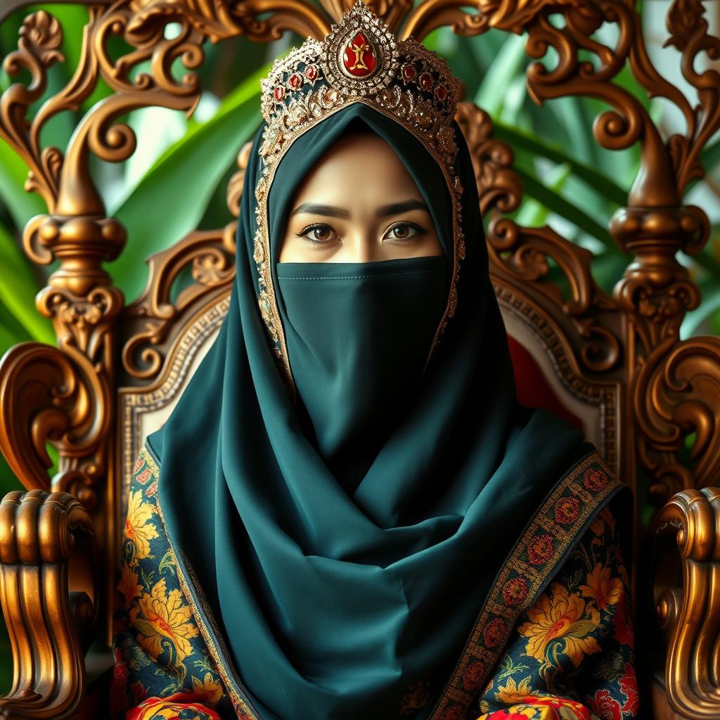Regal Elegance: Portrait of a Buginese Queen