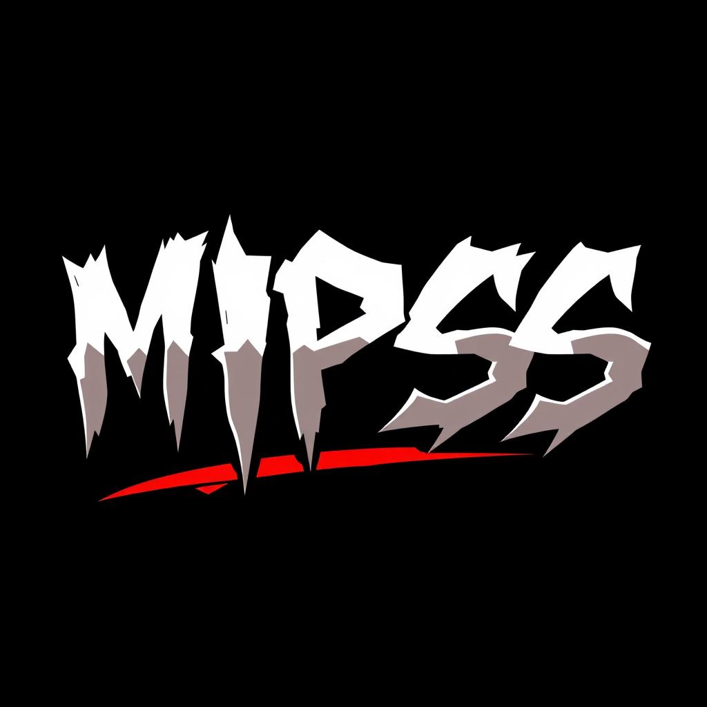 A punk band logo featuring the letters 'MPSS' in a spiky, edgy style