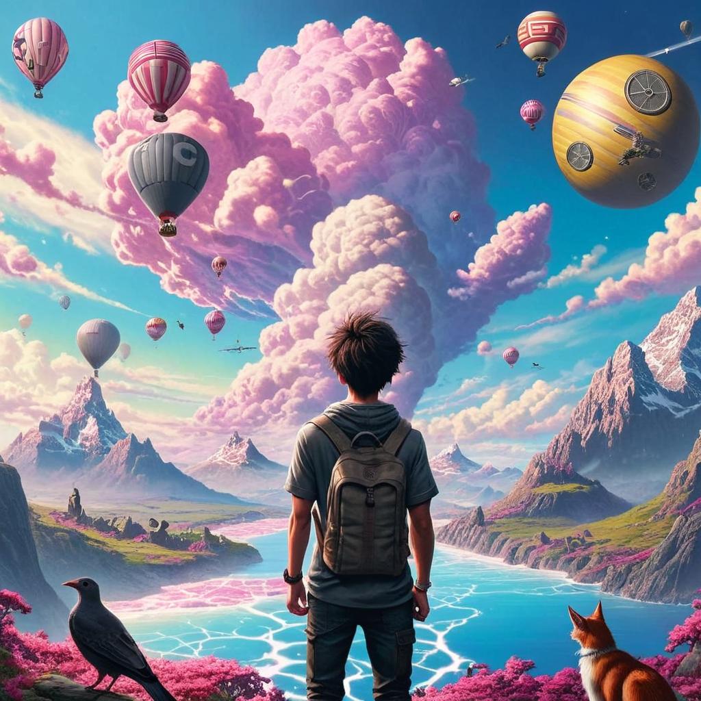 Soaring Dreams: A Boy's Beach Adventure
