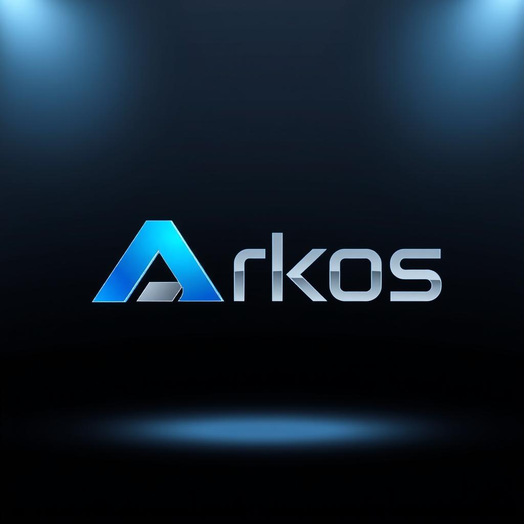 A sleek and stylish conceptual design inspired by the name 'Arkos'