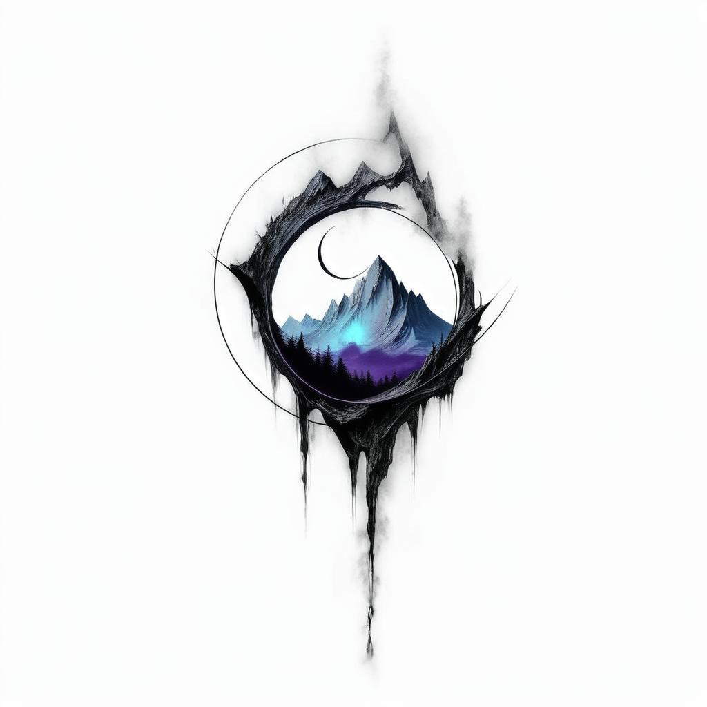 Dreamlike Eye in Ink: Surreal Artistry