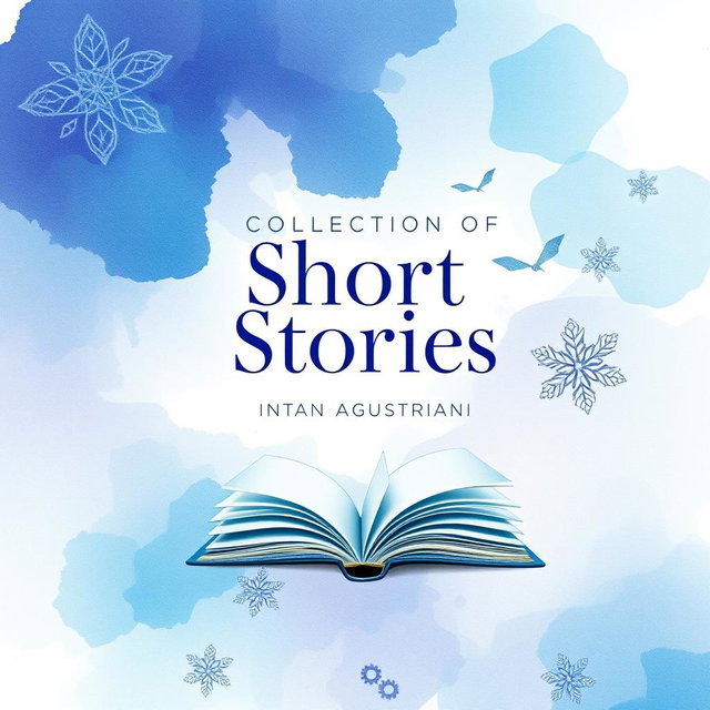 An artistic and engaging book cover for a collection of short stories by Intan Agustriani