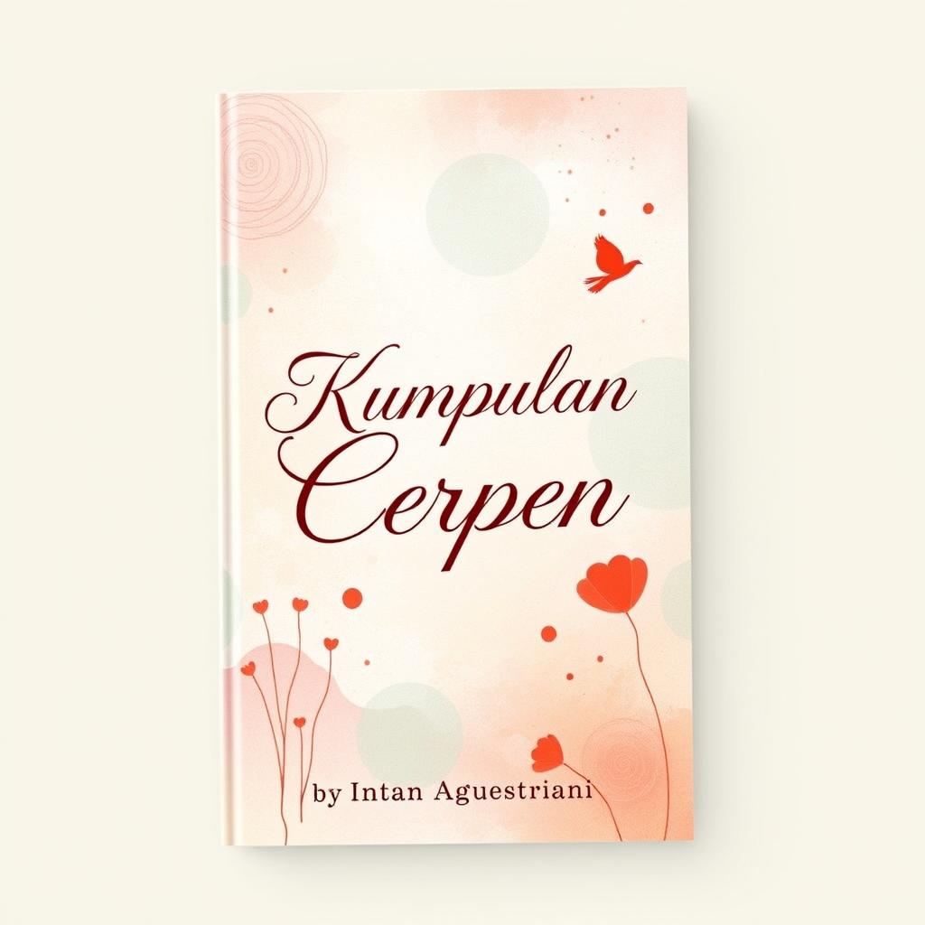 Cover design for a collection of short stories titled 'Kumpulan Cerpen' by Intan Agustriani