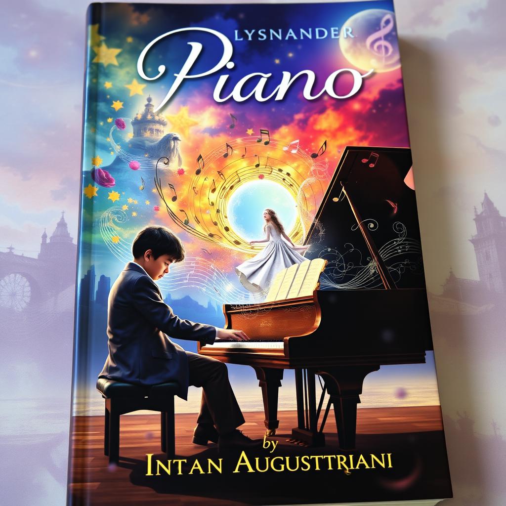 A captivating book cover for 'Piano' by Intan Agustriani