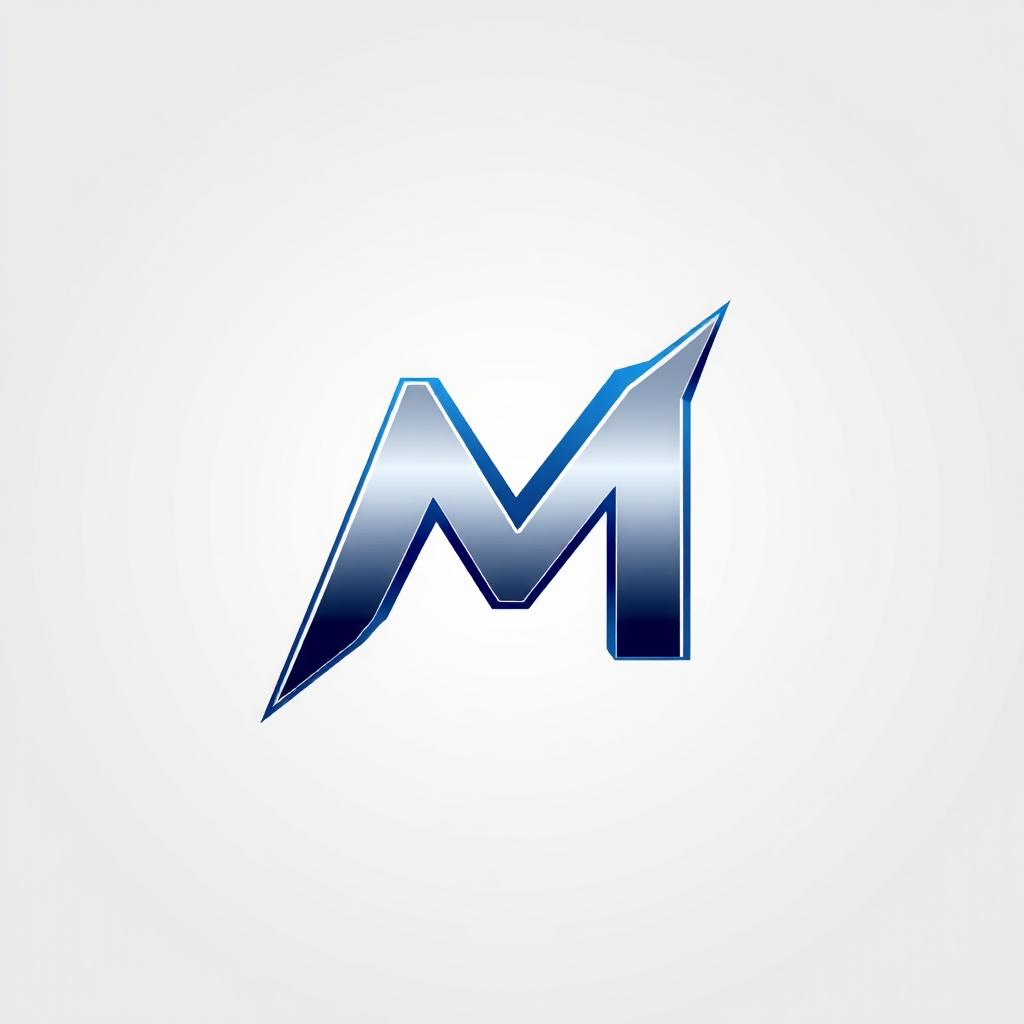 A modern and sleek logo design featuring the letter 'M' prominently