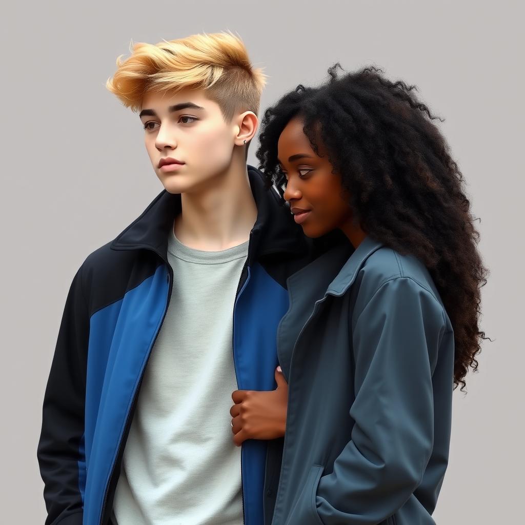 Two teenagers, 16 years old, drawn to each other intimately
