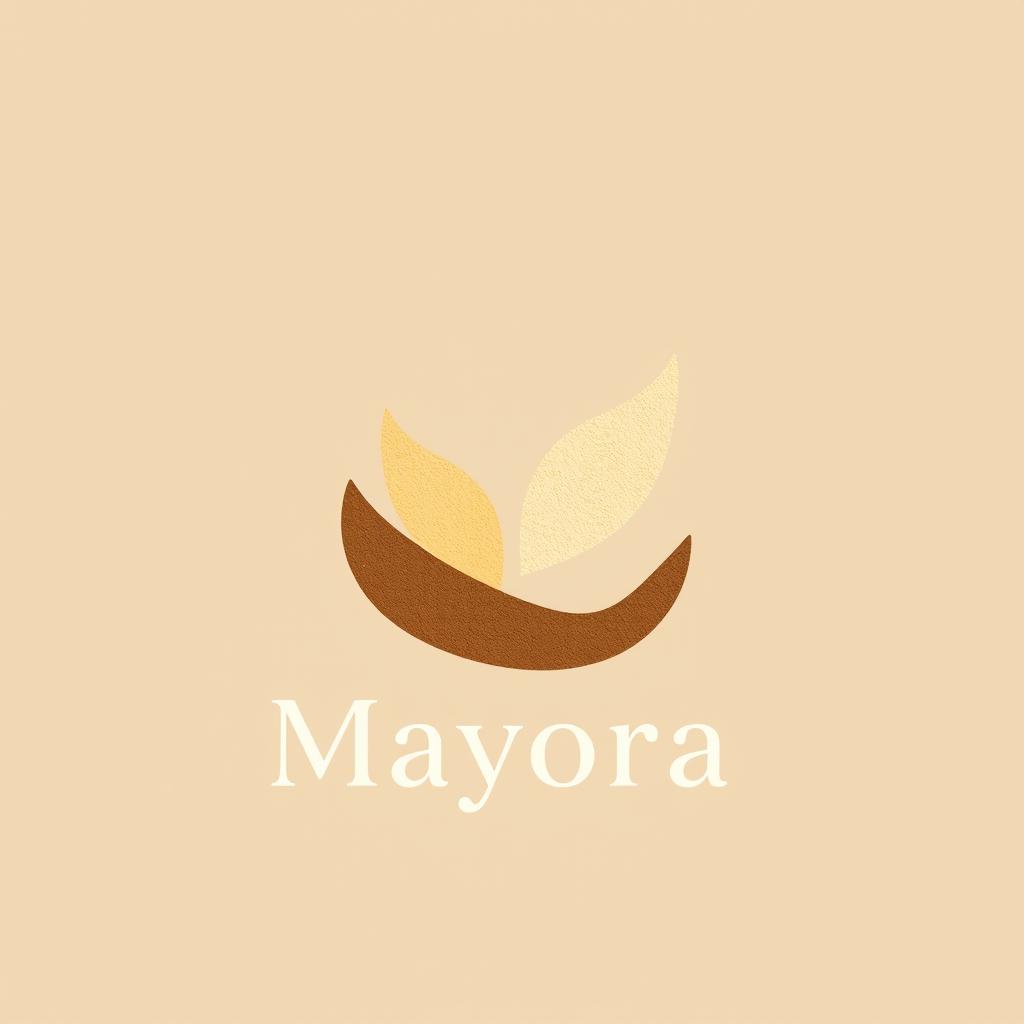 An abstract minimalist logo that conveys warmth, nostalgia, and enjoyment in simple moments
