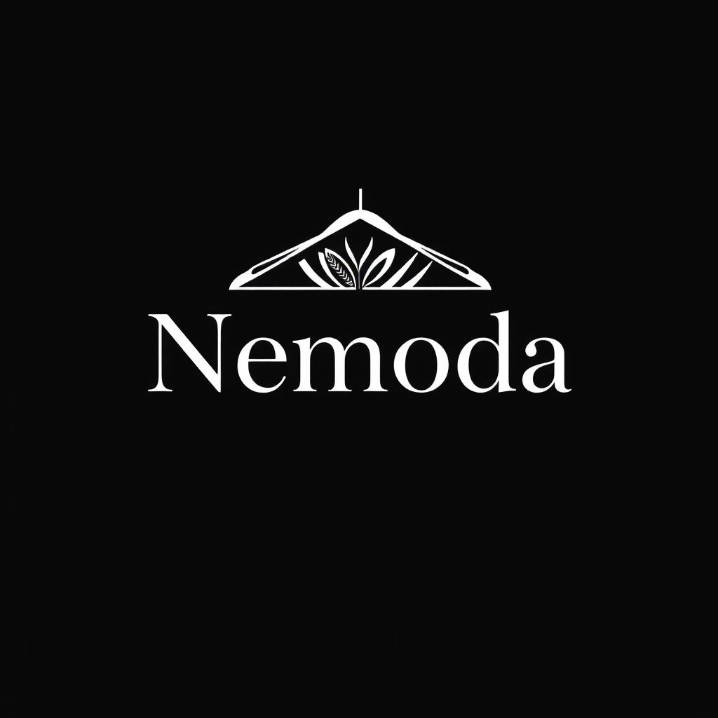 A modern and stylish logo design featuring the name "Nemoda"