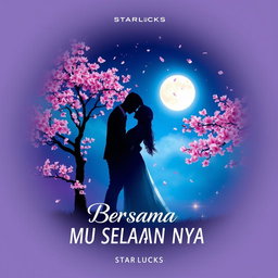 A captivating album cover design for the song 'BERSAMA MU SELAMA NYA' by StarLucks