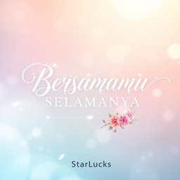 A beautiful and artistic cover art for the song 'BERSAMAMU SELAMANYA' by StarLucks