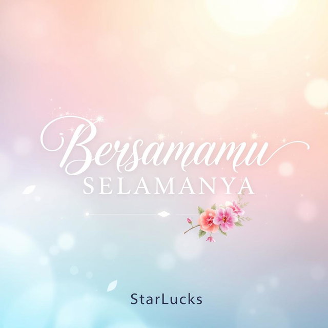 A beautiful and artistic cover art for the song 'BERSAMAMU SELAMANYA' by StarLucks
