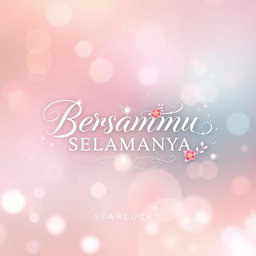 A beautiful and artistic cover art for the song 'BERSAMAMU SELAMANYA' by StarLucks