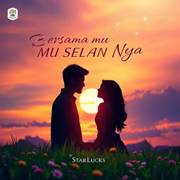 A stunning album cover design for the song 'BERSAMA MU SELAMA NYA' by StarLucks