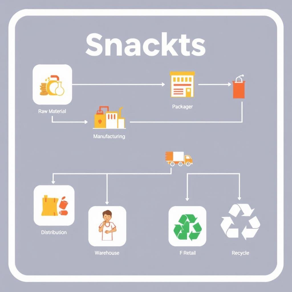 Snack Production & Distribution Flowchart: From Concept to Crunch