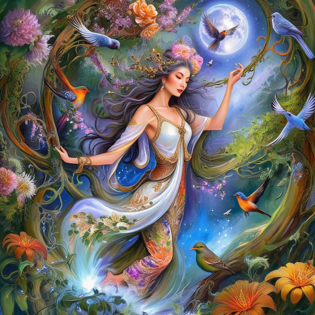 Enchanting Fairy-Mermaid: A Mythical Beauty