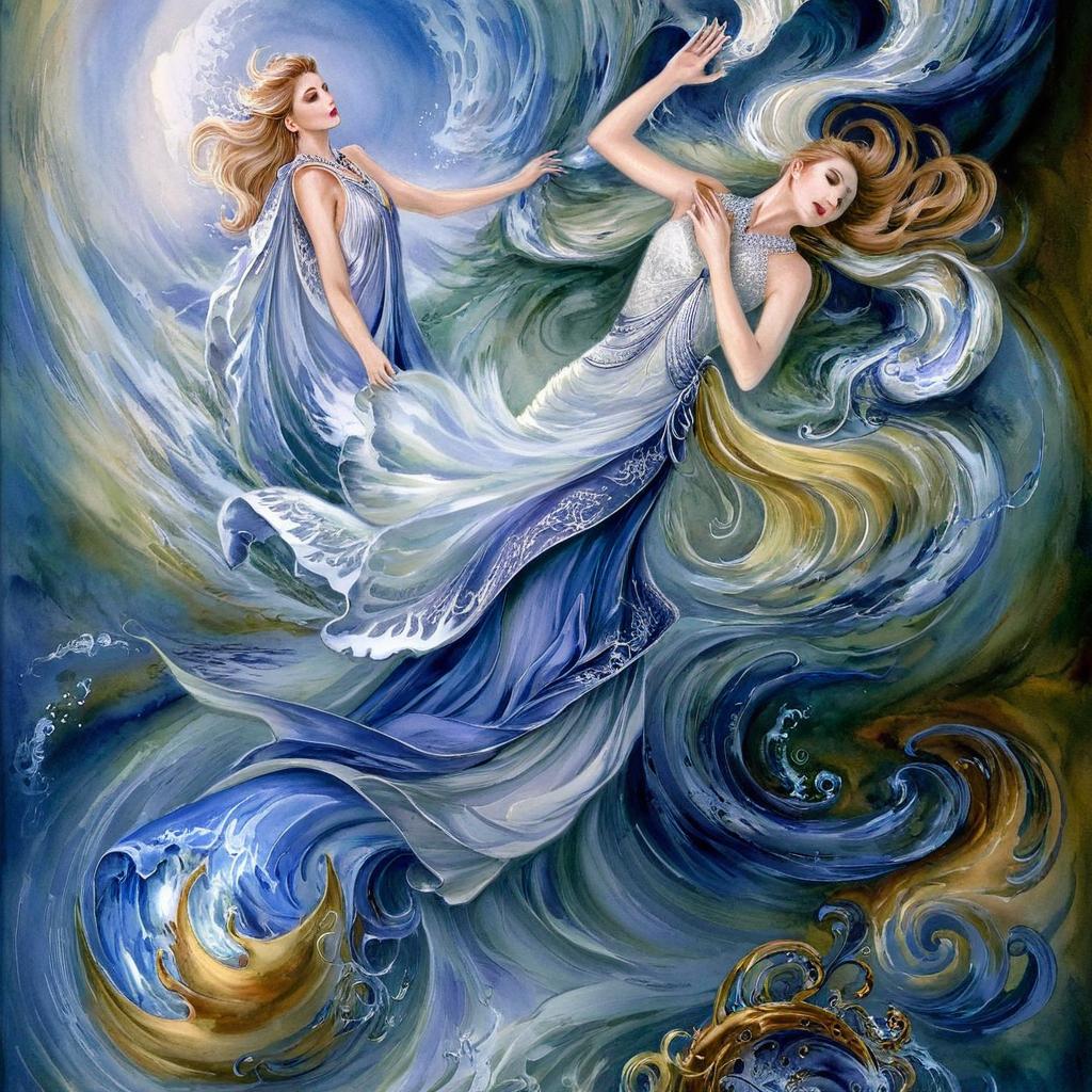 Enchanting Mermaid Under Moonlight
