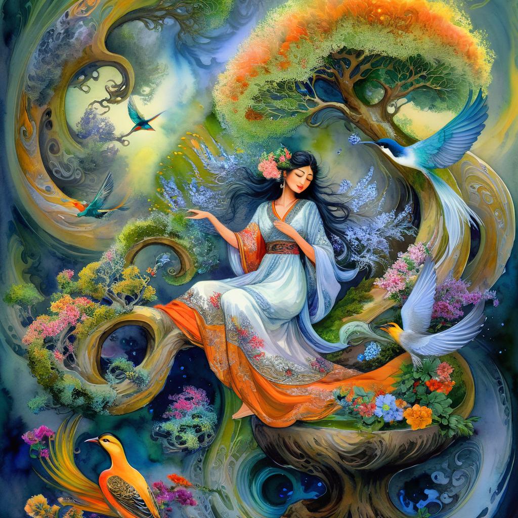 Enchanting Fairy: A Dive into Nature's Serenity