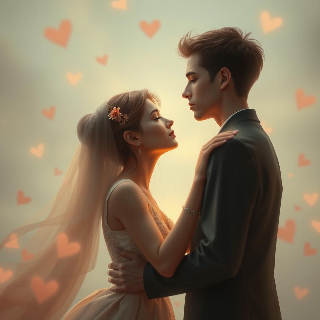 A surreal and artistic interpretation of relationship dynamics, exploring themes of intimacy and connection