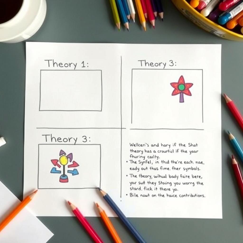 A clean sheet of bond paper divided into four equal boxes