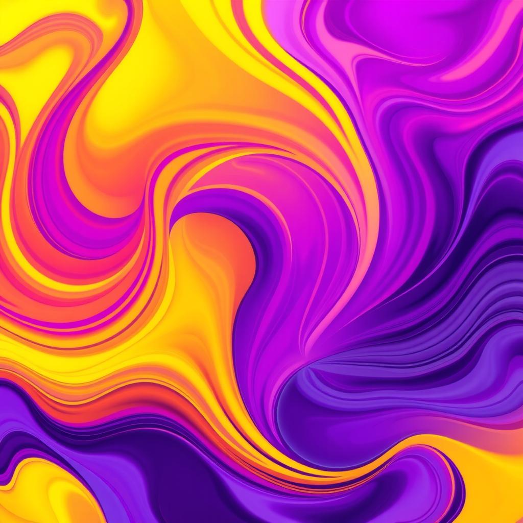 A vibrant and abstract background featuring swirling colors and dynamic shapes, predominantly in the colors of the Associates brand, which are rich purple and bright yellow