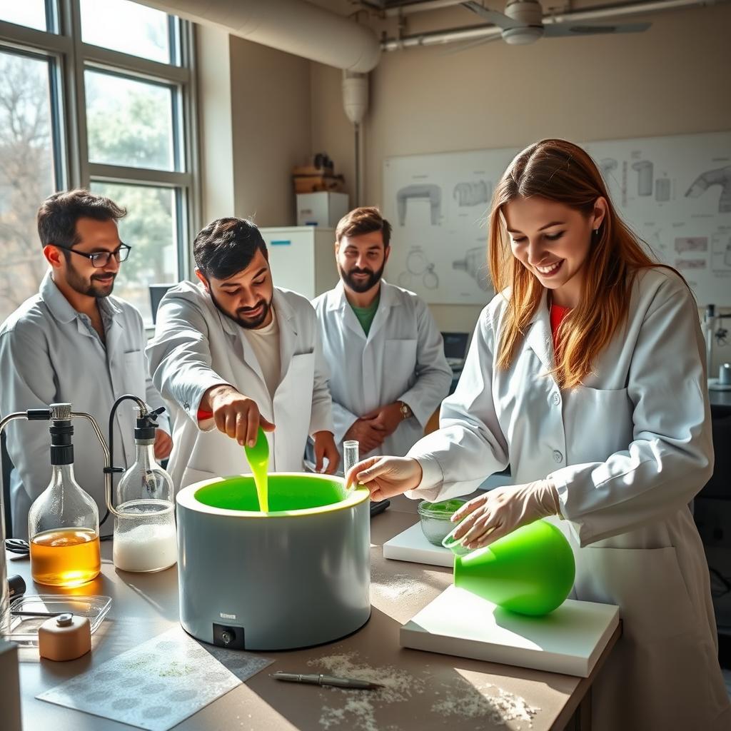 Innovative Biocomposite Casting in Action