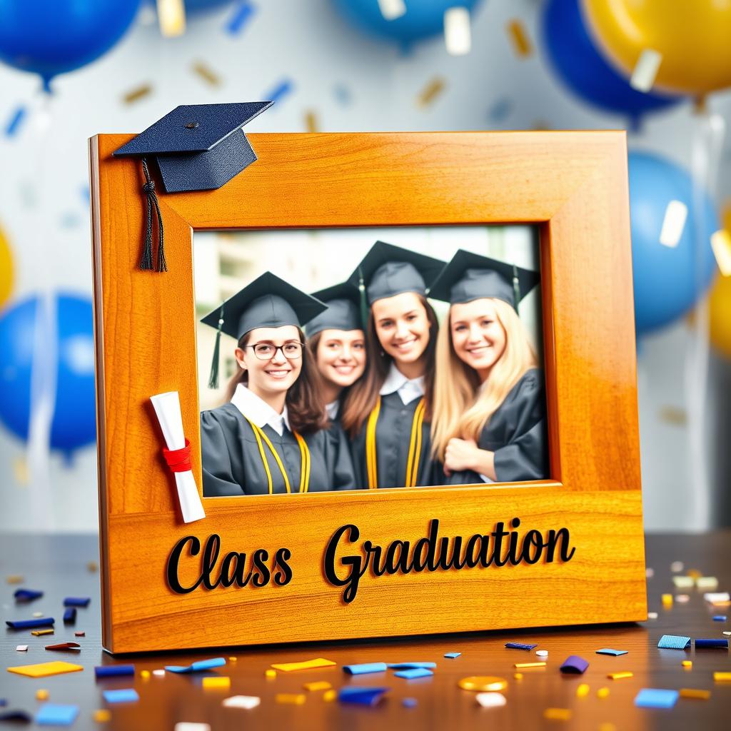 Stylish Graduation Celebration Photo Frame