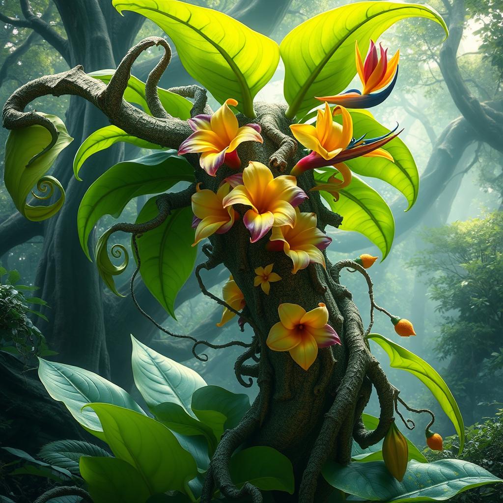 Discover the Enchanting Monster Plant in a Mythical Forest