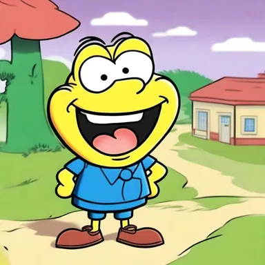 The cartoon character's catchphrase was a playful amphigory that brought laughter to the viewers.