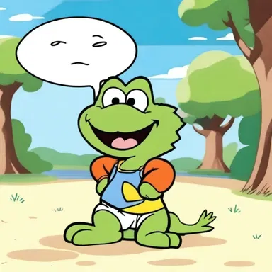 The cartoon character's catchphrase was a playful amphigory that brought laughter to the viewers.