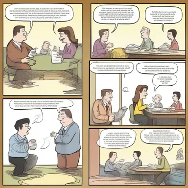 The comic strip artist included amphigory in the speech bubbles of the characters, adding an element of whimsy to the storyline.