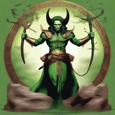 According to ancient mythology, the god of mischief would often speak in cryptic amphigory to confuse and trick the other gods.