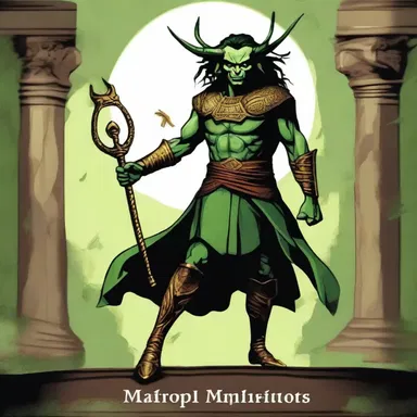 According to ancient mythology, the god of mischief would often speak in cryptic amphigory to confuse and trick the other gods.