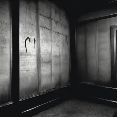 The haunted mansion was filled with cryptic writings on the walls, creating an atmosphere of eerie amphigory that sent chills down the visitors' spines.