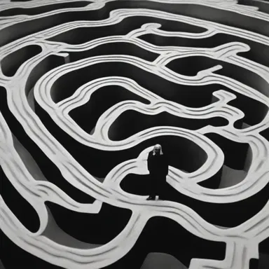 In the surrealist film, the protagonist struggled to navigate through a labyrinth of amphigory, representing the complexities of the human mind.