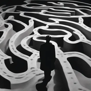 In the surrealist film, the protagonist struggled to navigate through a labyrinth of amphigory, representing the complexities of the human mind.