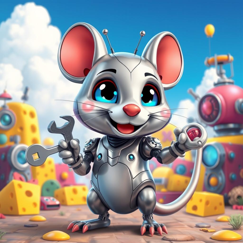 Meet Your New Favorite: The Cartoonish Robot Mouse