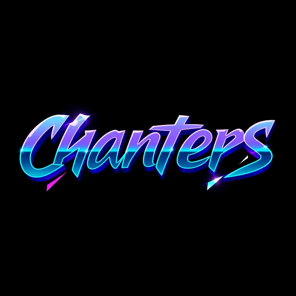 A captivating graphic design featuring the word 'ChanterS' rendered in a modern, stylized font with a cool, urban vibe