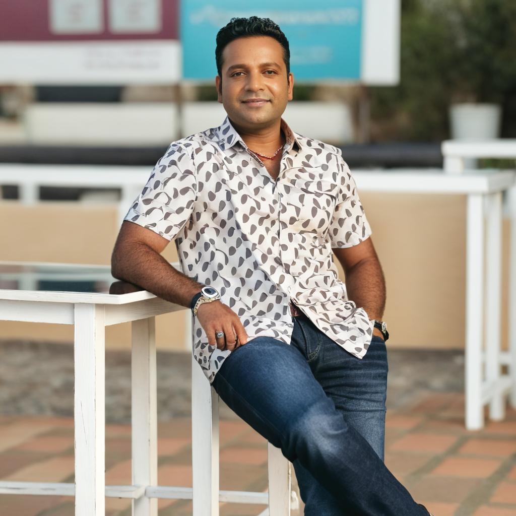 Chill Vibes: Casual Man in White Shirt & Jeans
