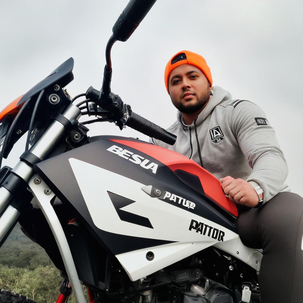 Ready for Adventure: Outdoor Motorcyclist