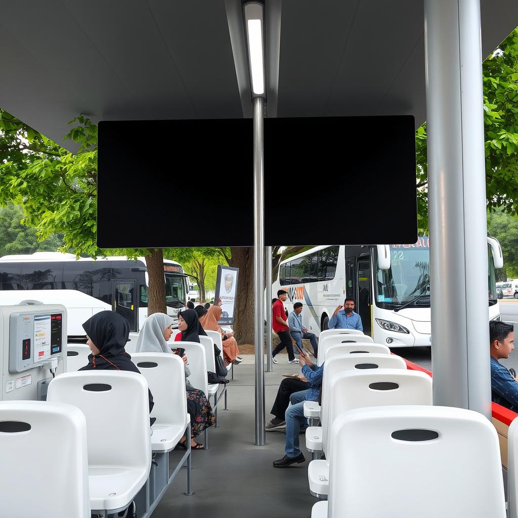 Futuristic Bus Station Design