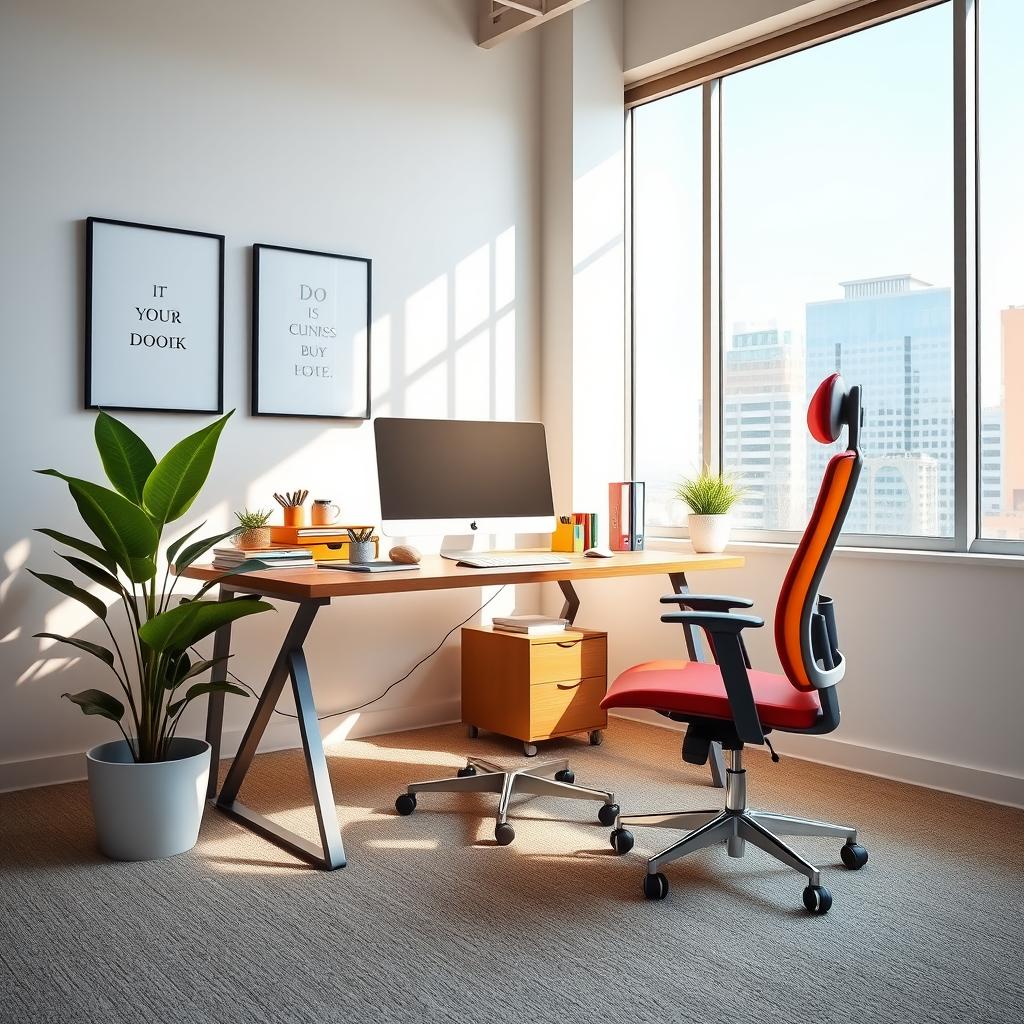 Elevate Your Workspace: Modern Office Setup