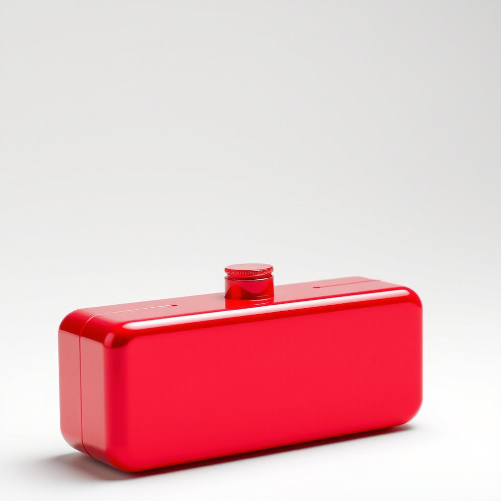 Strikingly Pristine: Vibrant Red Elegance