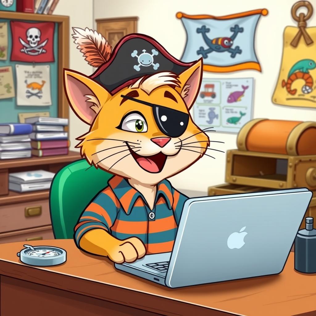 A whimsical cartoon character of Mr