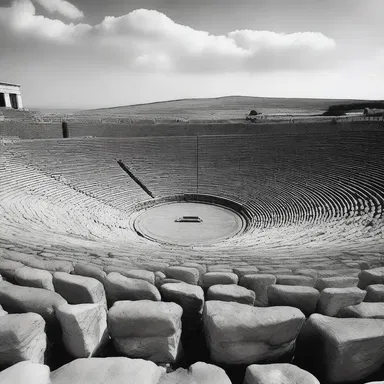 According to Greek mythology, ancient amphitheatrical arenas were the settings for epic clashes between gods and monsters.